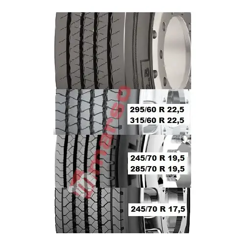 BARUM 245/70 R19,5 136/134M BF200R M+S 3PMSF TL (DIR) (D-B-A[71])(Camioane) Retur ușor